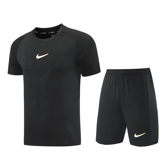 25/26 Nike Black Short Sleeve Jersey+Shorts