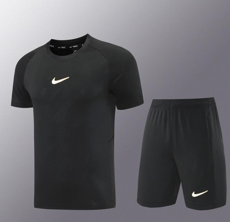 25/26 Nike Black Short Sleeve Jersey+Shorts