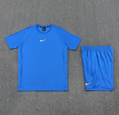 25/26 Nike Blue Short Sleeve Jersey+Shorts