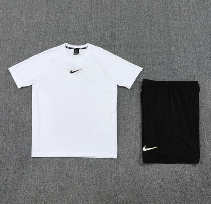 25/26 Nike White Short Sleeve Jersey+Shorts