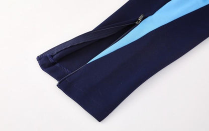 2025 NIKE Light Blue/Navy Full Zipper Jacket +Long Pants
