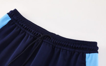 2025 NIKE Light Blue/Navy Full Zipper Jacket +Long Pants