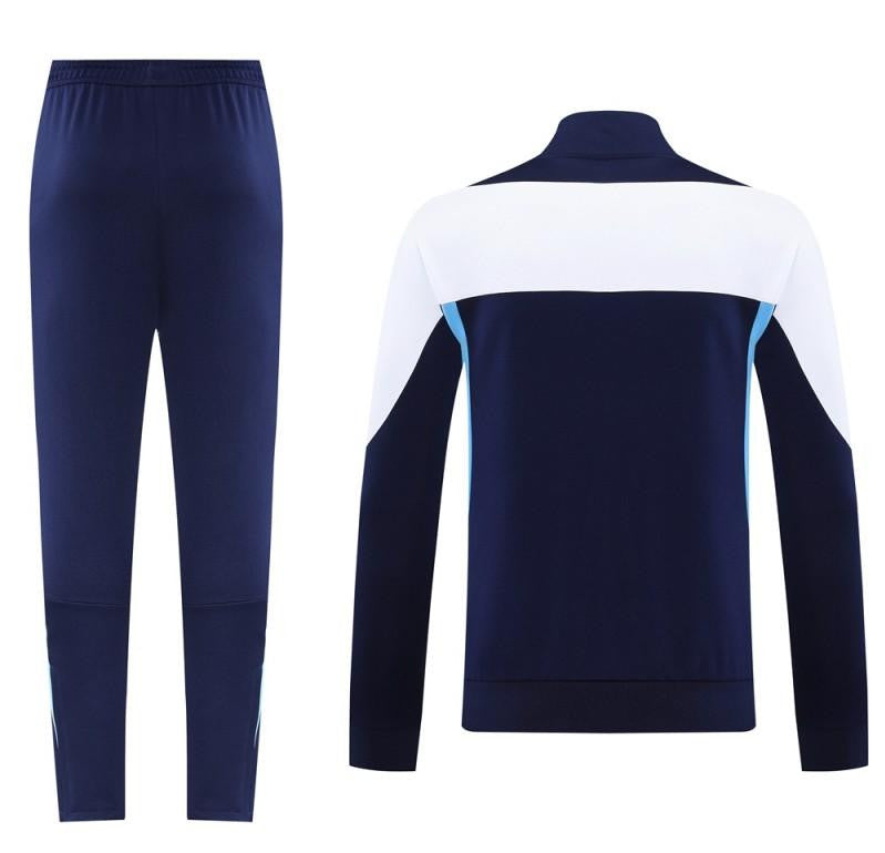 2025 NIKE Light Blue/Navy Full Zipper Jacket +Long Pants