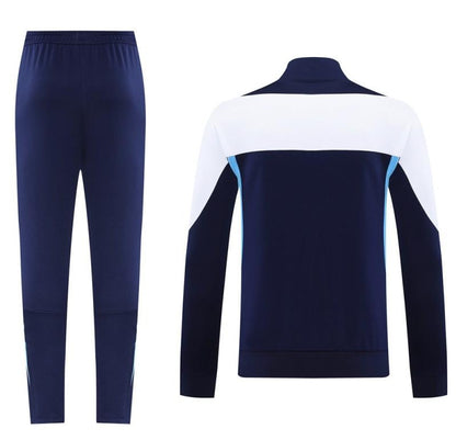 2025 NIKE Light Blue/Navy Full Zipper Jacket +Long Pants