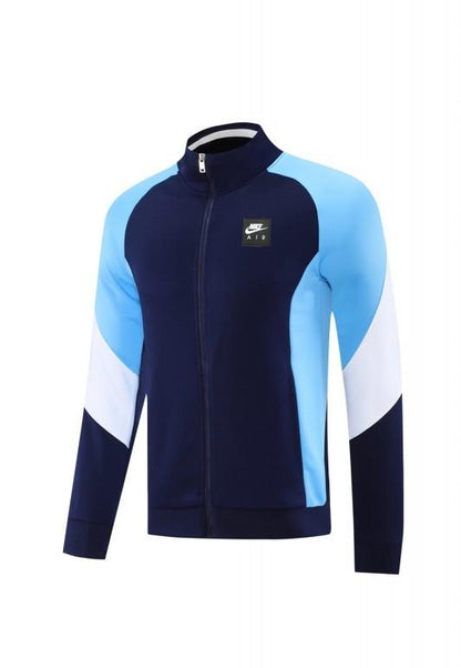 2025 NIKE Light Blue/Navy Full Zipper Jacket +Long Pants