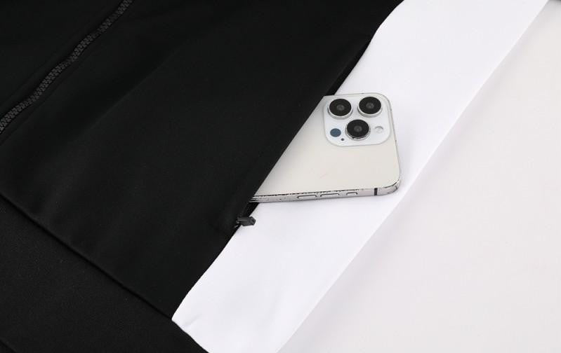 2025 NIKE Black/White Full Zipper Jacket +Long Pants