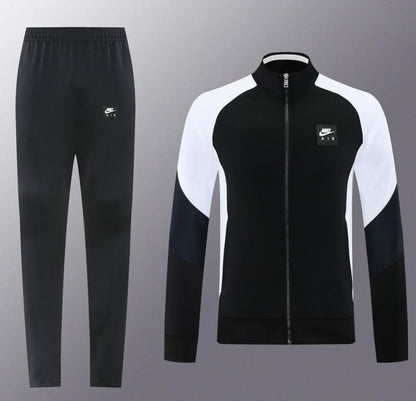 2025 NIKE Black/White Full Zipper Jacket +Long Pants