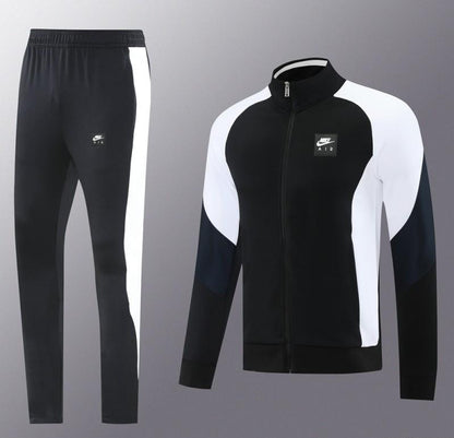 2025 NIKE Black/White Full Zipper Jacket +Long Pants