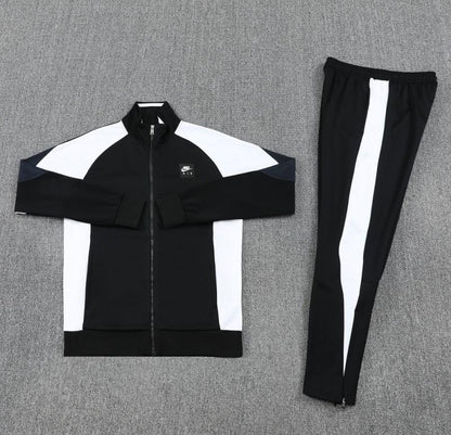 2025 NIKE Black/White Full Zipper Jacket +Long Pants