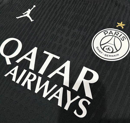1 Star Player Version 25/26 PSG Black Champion Jersey