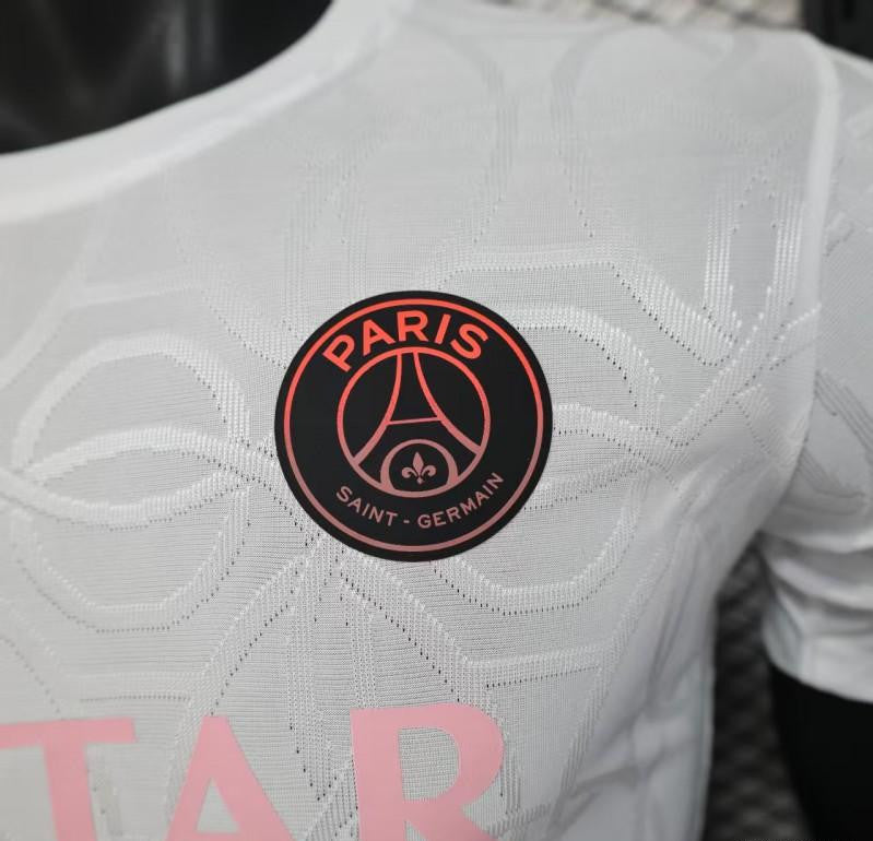 Player Version 25/26 Paris Saint-Germain PSG WHITE Pre-Match Jersey