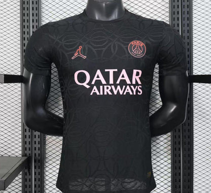 Player Version 25/26 Paris Saint-Germain PSG Black Pre-Match Jersey