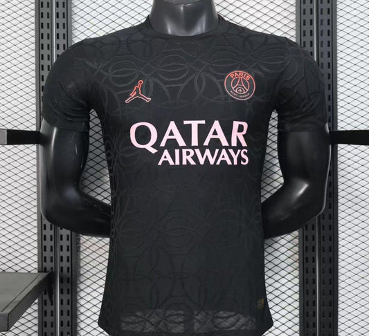 Player Version 25/26 Paris Saint-Germain PSG Black Pre-Match Jersey