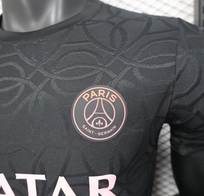 Player Version 25/26 Paris Saint-Germain PSG Black Pre-Match Jersey
