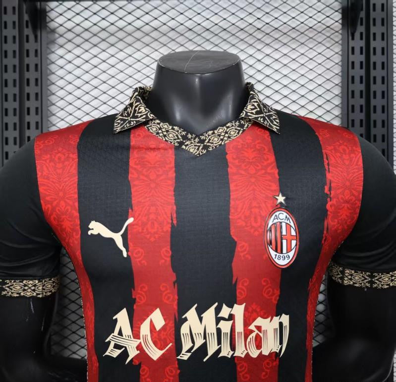 Player Version 25/26 AC Milan Redesigned Home Jersey