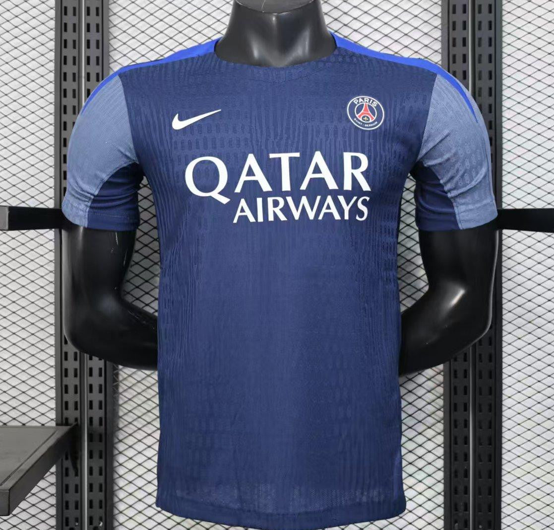 Player Version 25/26 Paris Saint-Germain PSG Blue with Vertical Stripes Jersey
