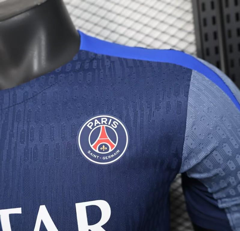 Player Version 25/26 Paris Saint-Germain PSG Blue with Vertical Stripes Jersey