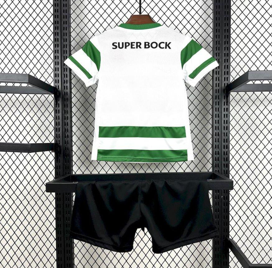 25/26 Kids Sporting Lisbon Home Jersey