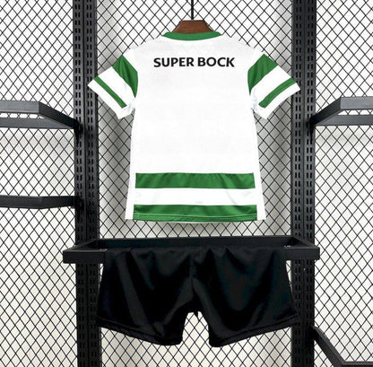 25/26 Kids Sporting Lisbon Home Jersey