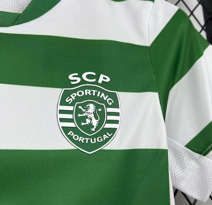 25/26 Kids Sporting Lisbon Home Jersey