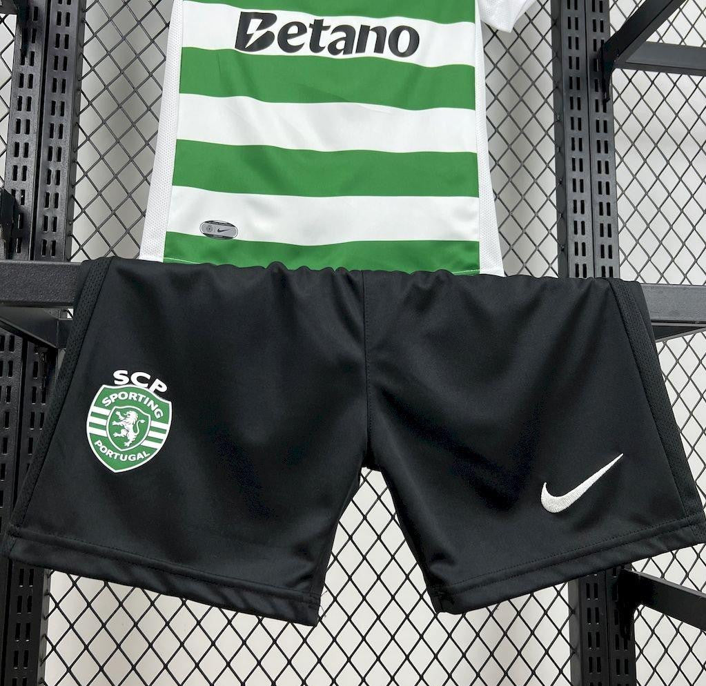 25/26 Kids Sporting Lisbon Home Jersey