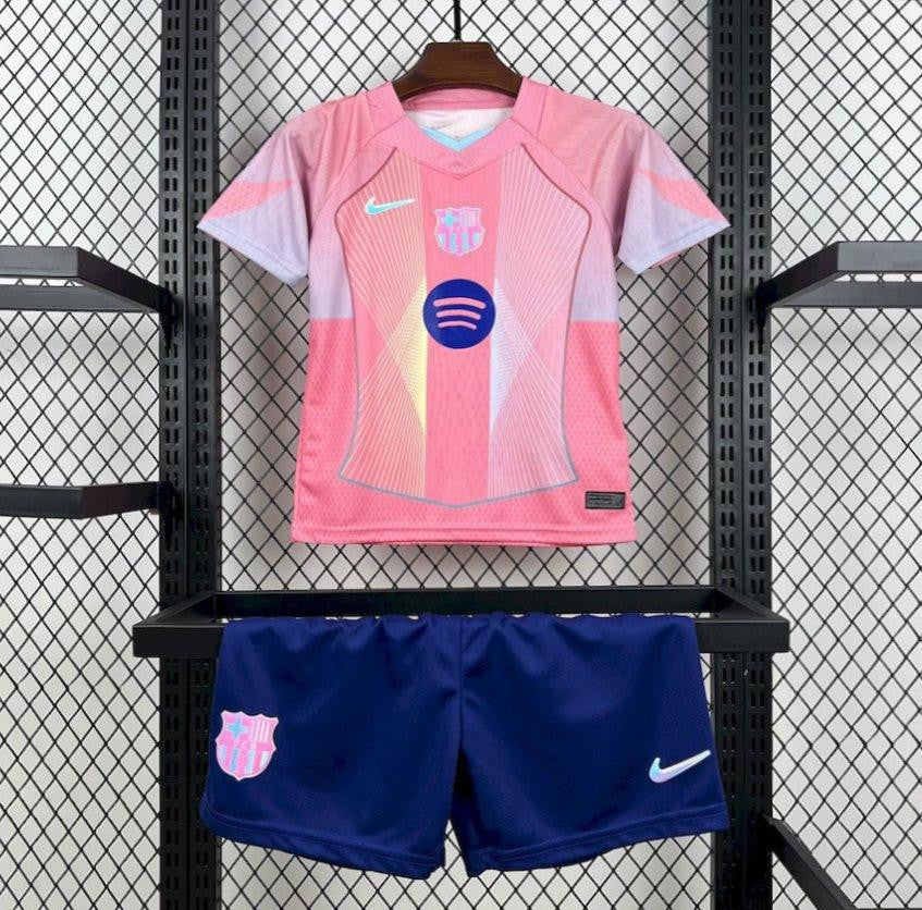 25/26 Kids Barcelona Pink Special Jersey