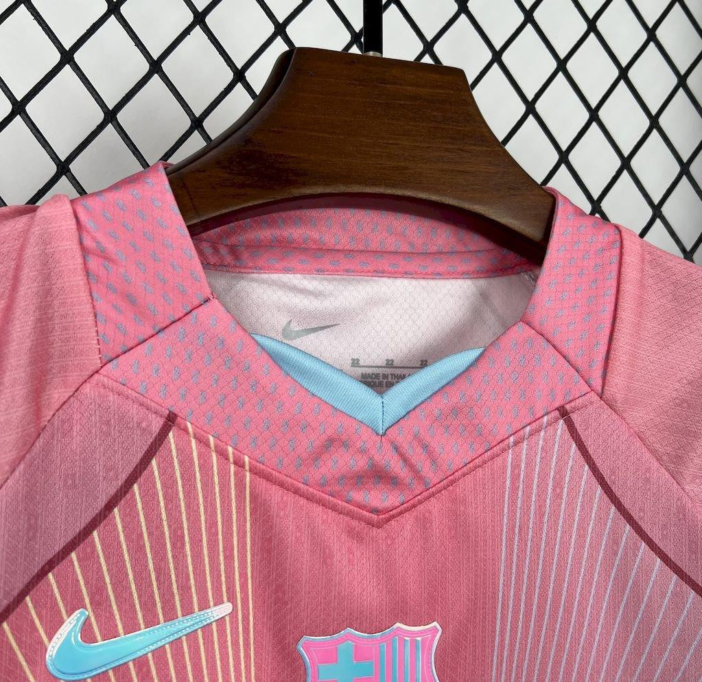 25/26 Kids Barcelona Pink Special Jersey