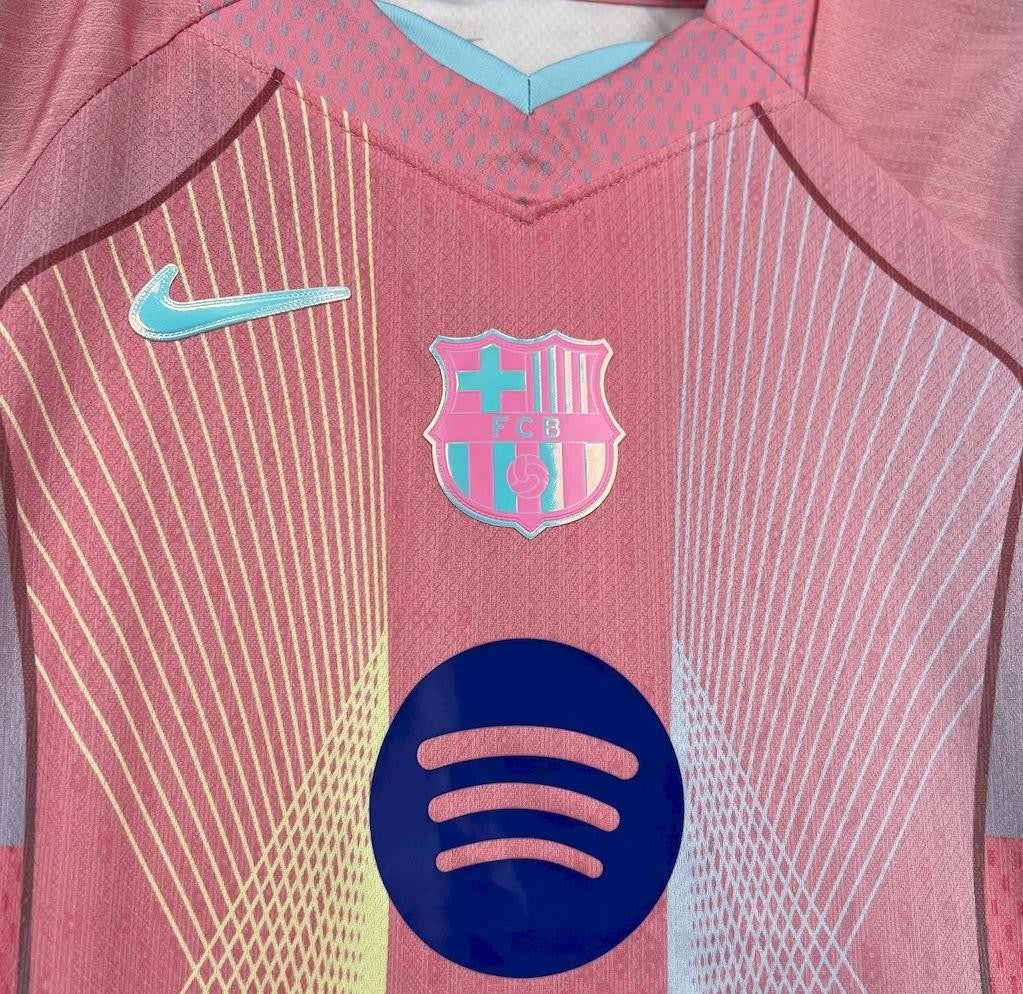 25/26 Kids Barcelona Pink Special Jersey