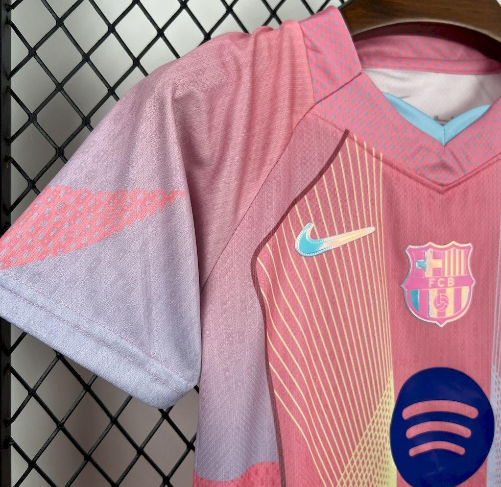 25/26 Kids Barcelona Pink Special Jersey