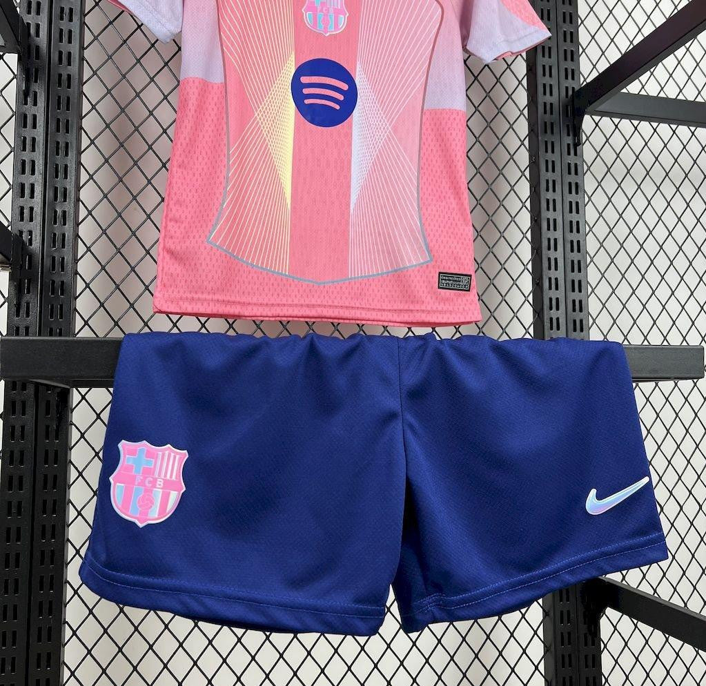 25/26 Kids Barcelona Pink Special Jersey