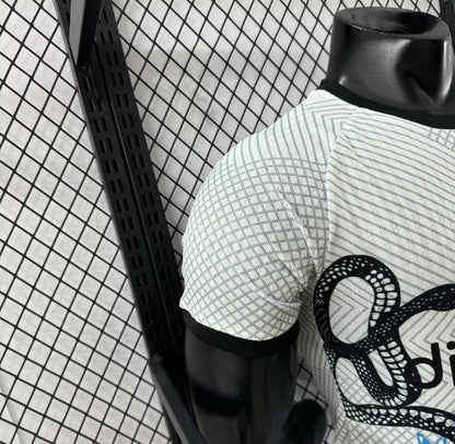 Player Version 25/26 Inter Milan White with Snake and Floral Pattern Jersey