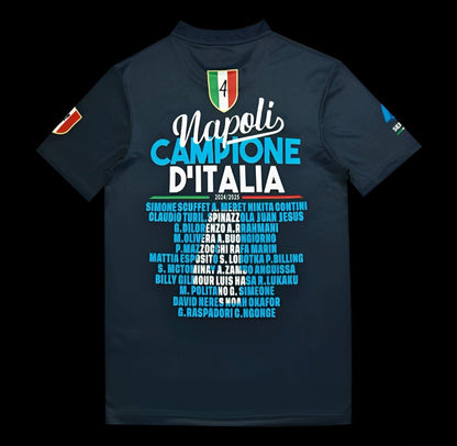 25/26 Napoli EA7 Champion Black T-Shirt